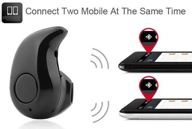 Bluetooth 4.0 Wireless Headset Ear Piece - Fully Compatible With All Bluetooth Enable Devices