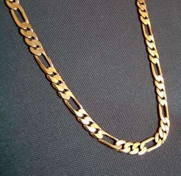 Elegant Men's 6mm Golden Stainless Steel Link Chain Necklace in Complimentary Gift Box