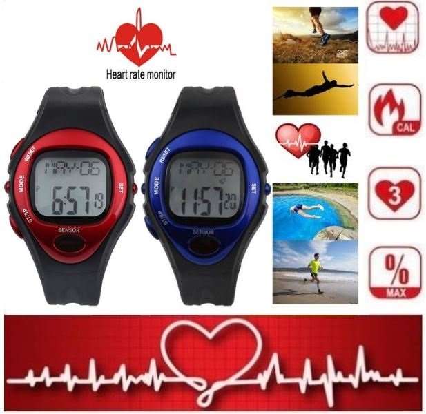 Fitness Sport Watch - Calculate Calories Burned, Pulse Heart Rate, Time, Stopwatch, Alarm etc.
