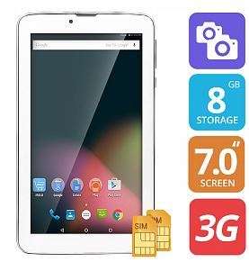 8GB 7" Android Tablet, 3G, WI-FI, GPS, Dual Sim, Camera PLUS Bluetooth Smart Watch Activity Tracker