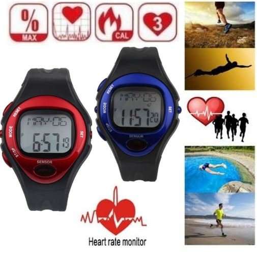 Fitness Sport Watch - Calculate Calories Burned, Pulse Heart Rate, Time, Stopwatch, Alarm etc.