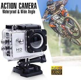 Full HD Action Sport DVR & Camera - Waterproof, LCD Screen, Side Helmet Mount, Waterproof Casing..