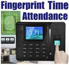 2.8" Bio-metric Fingerprint Attendance System, Colour Display With Time Clock & Complete Software