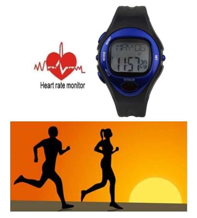 Fitness Sport Watch - Calculate Calories Burned, Pulse Heart Rate, Time, Stopwatch, Alarm etc.