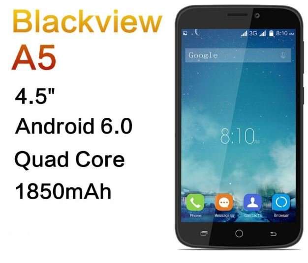QUAD CORE, ANDROID 6.0, 8GB, 1GB Ram, 3G Smartphone - Dual Sim, 5MP Camera, G Sensor, GPS etc