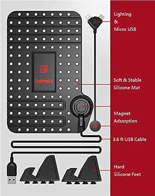 Super Flexible Car Charge Mount Holder - Charge Port, Micro USB 2 in 1 Connector