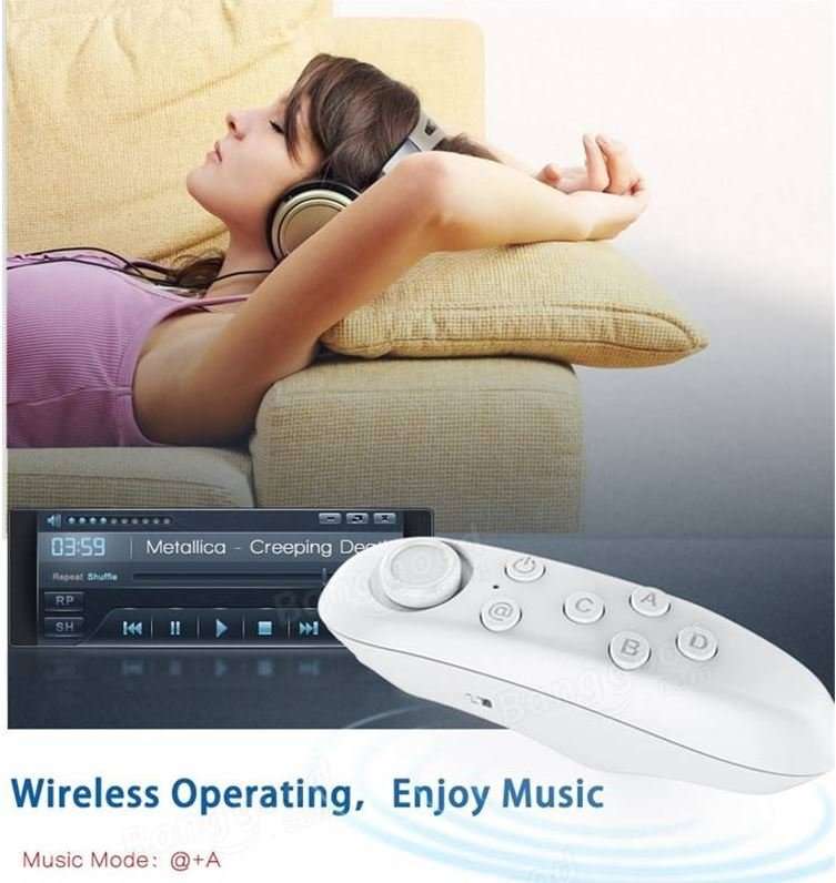 Wireless Bluetooth Remote Smart Phone Controller & Game Handle Shutter - Android / IOS / PC