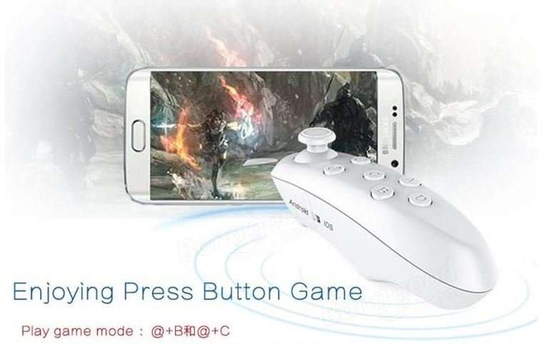 Wireless Bluetooth Remote Smart Phone Controller & Game Handle Shutter - Android / IOS / PC