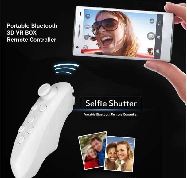 Wireless Bluetooth Remote Smart Phone Controller & Game Handle Shutter - Android / IOS / PC