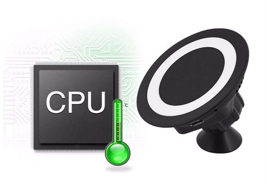 360 Degree Rotating Wireless Car Charger For Android Phones & Tablets