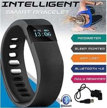 Bluetooth Smartwatch & Fitness Bracelet with Pedometer for Samsung & Android Phones - 4 Colours