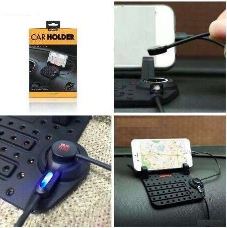 Super Flexible Car Charge Mount Holder - charge Port, Micro USB 2 in 1 Connector