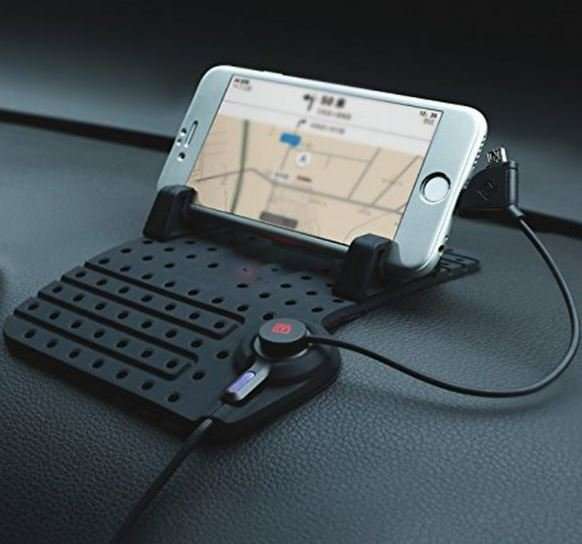 Super Flexible Car Charge Mount Holder - charge Port, Micro USB 2 in 1 Connector