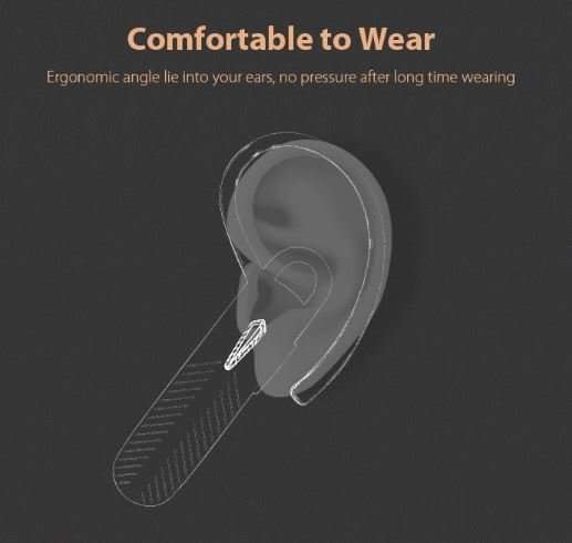 Bluetooth 4.1 Univeral Wireless Headset Ear-hook, Fully Compatible With All Bluetooth Enable Devices