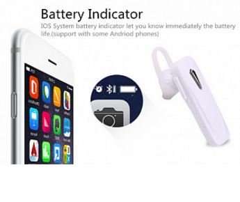 Bluetooth 4.1 Univeral Wireless Headset Ear-hook, Fully Compatible With All Bluetooth Enable Devices