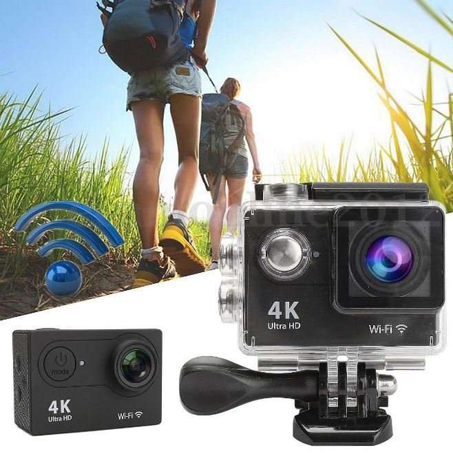 4K Ultra HD WIFI Action Sport DVR & Camera - HDMI, Waterproof, 170 Degree Wide Angle Lens & More
