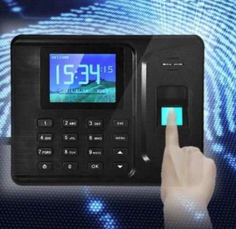 2.8" Bio-metric Fingerprint & Code Time Attendance System, Colour Display & Complete Software
