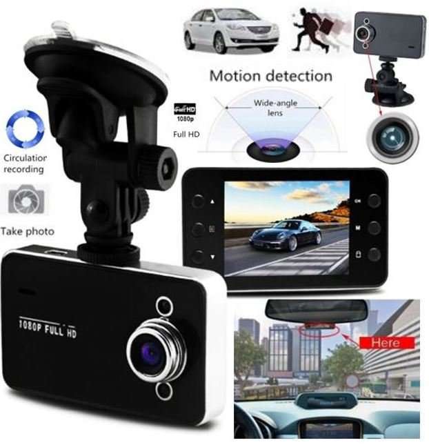 2.4" Full HD DVR Camera & Cam Recorder For Vehichle, Motion Detection. G-Sensor, Night Vision
