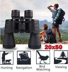 Binoculars - High Resolution, Excellent Focus, Wide Angle, Titanium Paint including Carry Case