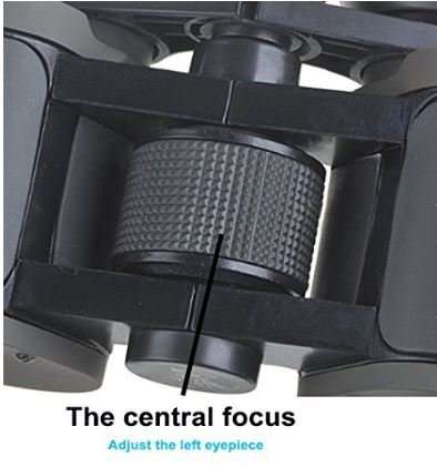 Binoculars - High Resolution, Excellent Focus, Wide Angle, Titanium Paint including Carry Case