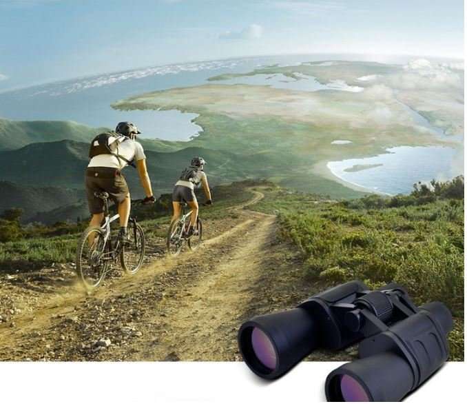 Binoculars - High Resolution, Excellent Focus, Wide Angle, Titanium Paint including Carry Case