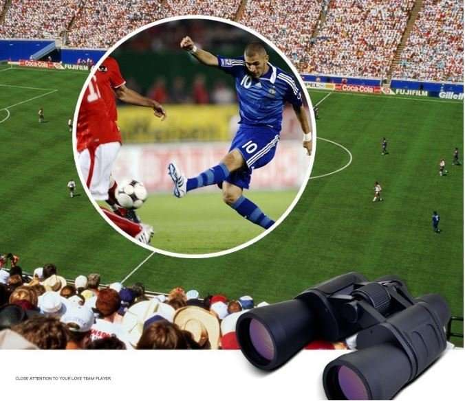 Binoculars - High Resolution, Excellent Focus, Wide Angle, Titanium Paint including Carry Case