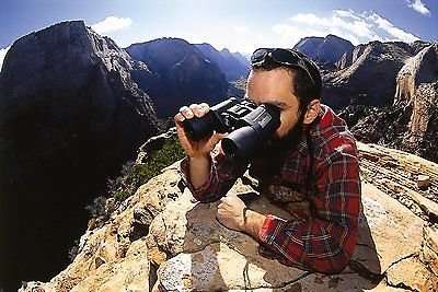 Binoculars - High Resolution, Excellent Focus, Wide Angle, Titanium Paint including Carry Case