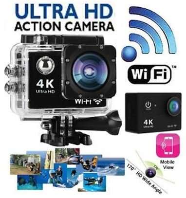 4K Ultra HD WIFI Action Sport DVR & Camera - HDMI, Waterproof, 170 Degree Wide Angle Lens & More
