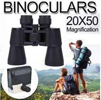 Binoculars - High Resolution, Excellent Focus, Wide Angle, Titanium Paint including Carry Case