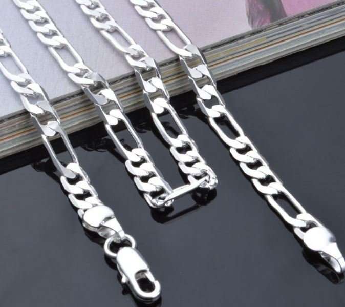 Elegant Stainless Steel Link Chain Necklace for Men in Complimentary Gift Box