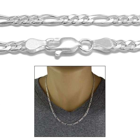 Elegant Stainless Steel Link Chain Necklace for Men in Complimentary Gift Box