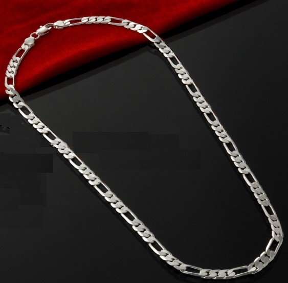 Elegant Stainless Steel Link Chain Necklace for Men in Complimentary Gift Box