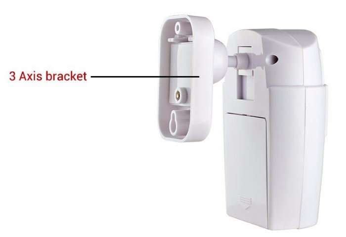 High Quality Wireless Infrared Motion Sensor Alarm With 2 Key Chain Infrared Remote Controls