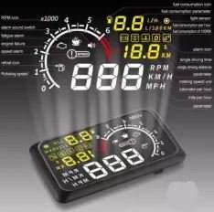 X6 HD LED Car HUD Head up Display Projector, OBDII Interface, Show Speed, Fuel Consumption, Temp....
