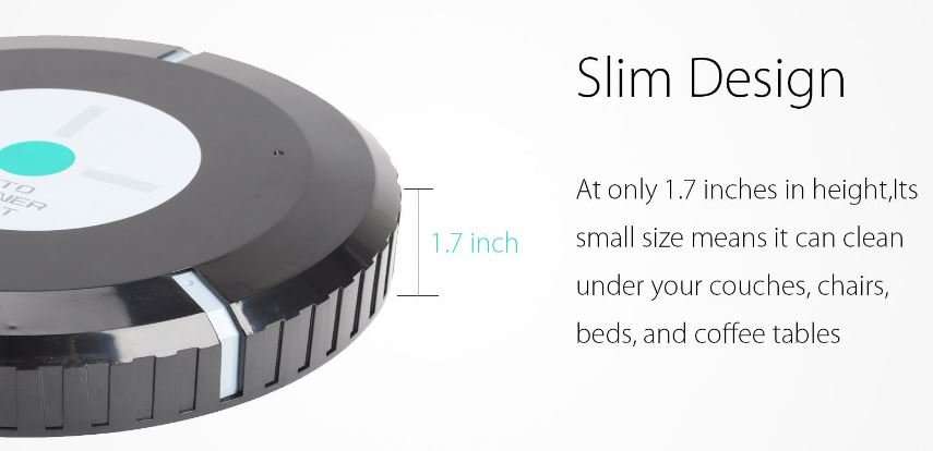 Automatic Microfiber Smart Robotic Mop - Sit back, relax, and let the Robotic Mop do the cleaning