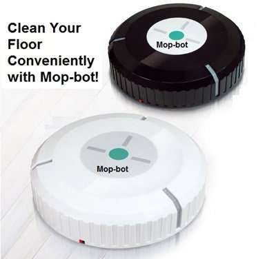 Automatic Microfiber Smart Robotic Mop - Sit back, relax, and let the Robotic Mop do the cleaning