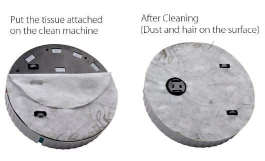 Automatic Microfiber Smart Robotic Mop - Sit back, relax, and let the Robotic Mop do the cleaning