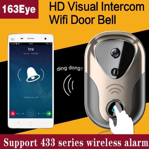 HD Visual Video Intercom WIFI Door Bell - Wireless, Wide Angle View, Camera and Many More....