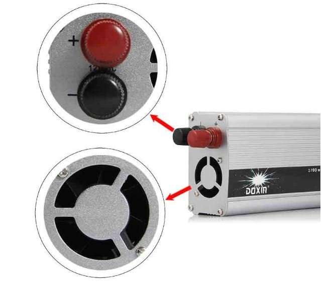 1200w Power Inverter - DC 12v to AC 200v - Don't Get Caught In The Dark This Winter