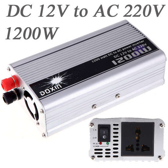1200w Power Inverter - DC 12v to AC 200v - Don't Get Caught In The Dark This Winter