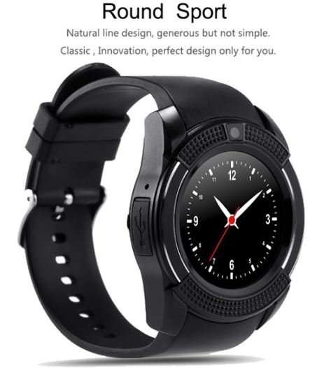 NEW Sporty Smart Watch Phone, SIM CARD, Bluetooth, Camera, Sleep Monitor, SD Card, Pedometer etc.