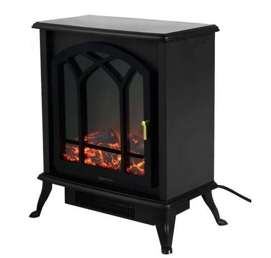2000W Electric Fireplace Heater - Real Log Fire Effect With NO Mess OR Fuss