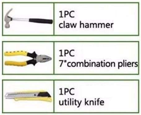 16 Piece Combination Tool Set - Quality Tools All Compact in a Case