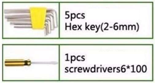 16 Piece Combination Tool Set - Quality Tools All Compact in a Case