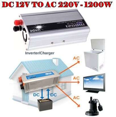 1200w Power Inverter - DC 12v to AC 200v - Don't Get Caught In The Dark This Winter