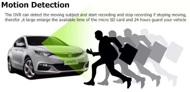 2.6" DVR Camera & Cam Recorder For Vehichle, Motion Detection. G-Sensor, Night Vision