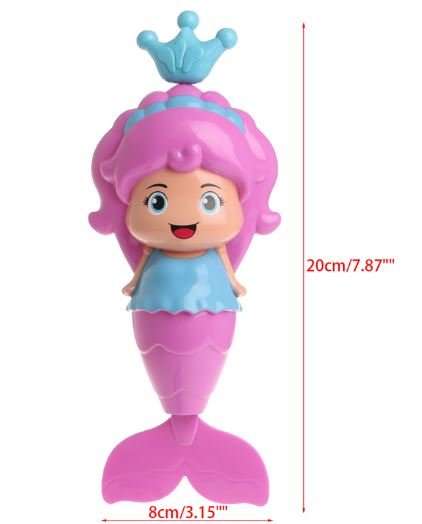 WOW!!! 8 Mermaid Pull and Swim Toys, Excellent For Movement Ability Developing During Bath Time