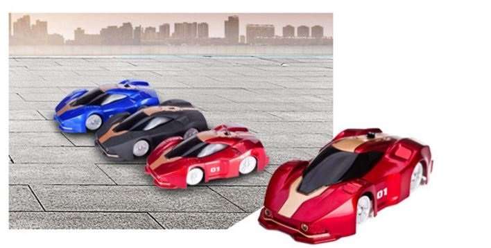 Wall Climber Remote Control Car - 360 Degree, Strong Suction - Walls, Floors, Windows, Ceiling etc.