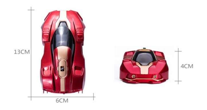 Wall Climber Remote Control Car - 360 Degree, Strong Suction - Walls, Floors, Windows, Ceiling etc.