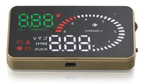 X6 HD LED Car HUD Head up Display Projector, OBDII Interface, Show Speed, Fuel Consumption, Temp....